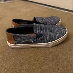 (SOLD) Navy Blue Tom’s Slipons